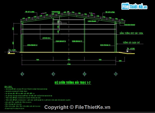 vỉ kèo khẩu độ,khung zamil,nhà